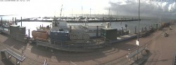 Archiv Foto Webcam Wangerooge Hafen 08:00