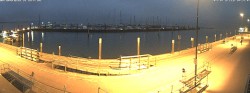 Archiv Foto Webcam Wangerooge Hafen 03:00