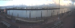 Archiv Foto Webcam Wangerooge Hafen 19:00