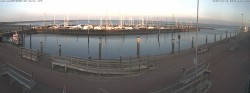 Archiv Foto Webcam Wangerooge Hafen 19:00