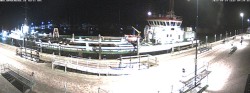 Archiv Foto Webcam Wangerooge Hafen 03:00