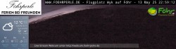 Archiv Foto Webcam Wyk - Flugplatz 23:00