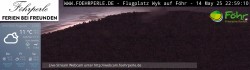 Archiv Foto Webcam Wyk - Flugplatz 23:00