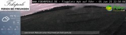 Archiv Foto Webcam Wyk - Flugplatz 23:00