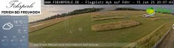Archiv Foto Webcam Wyk - Flugplatz 19:00