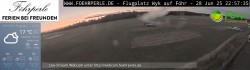 Archiv Foto Webcam Wyk - Flugplatz 23:00