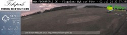 Archiv Foto Webcam Wyk - Flugplatz 23:00
