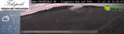 Archiv Foto Webcam Wyk - Flugplatz 23:00