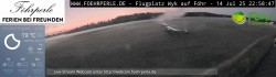 Archiv Foto Webcam Wyk - Flugplatz 23:00