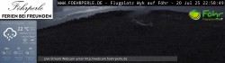 Archiv Foto Webcam Wyk - Flugplatz 23:00