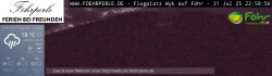 Archiv Foto Webcam Wyk - Flugplatz 23:00