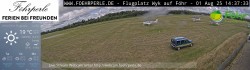 Archiv Foto Webcam Wyk - Flugplatz 13:00