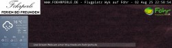 Archiv Foto Webcam Wyk - Flugplatz 23:00