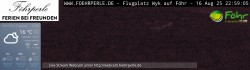 Archiv Foto Webcam Wyk - Flugplatz 23:00