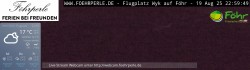 Archiv Foto Webcam Wyk - Flugplatz 23:00