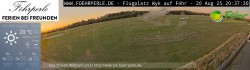 Archived image Webcam Föhr - Airfield 19:00
