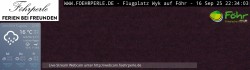 Archiv Foto Webcam Wyk - Flugplatz 21:00