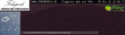 Archiv Foto Webcam Wyk - Flugplatz 23:00