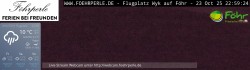 Archiv Foto Webcam Wyk - Flugplatz 23:00