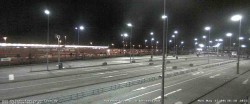 Archived image Webcam Niebüll - Shuttle to Sylt 23:00