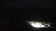 Archived image Webcam Sylt: Hörnum - Beach 23:00
