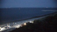 Archived image Webcam Sylt: Hörnum - Beach 21:00