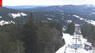 Archived image Webcam View from the top of the Špičák. 07:00