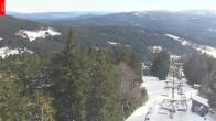 Archived image Webcam View from the top of the Špičák. 11:00