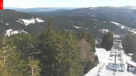 Archived image Webcam View from the top of the Špičák. 13:00