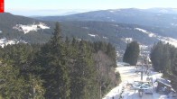 Archived image Webcam View from the top of the Špičák. 11:00