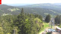Archived image Webcam View from the top of the Špičák. 13:00