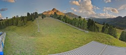 Archiv Foto Webcam Schöneben - Panoramablick von der Mittelstation 19:00