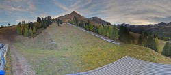 Archiv Foto Webcam Schöneben - Panoramablick von der Mittelstation 17:00