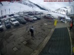 Archived image Webcam Gemsstock Andermatt – View Parking Area 09:00