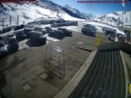 Archived image Webcam Gemsstock Andermatt – View Parking Area 13:00