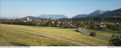 Archiv Foto Webcam Blick auf Teisendorf 17:00