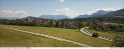 Archiv Foto Webcam Blick auf Teisendorf 13:00