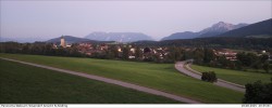 Archived image Webcam Teisendorf in the Berchtesgadener Land 19:00