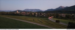 Archived image Webcam Teisendorf in the Berchtesgadener Land 19:00