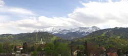 Archiv Foto Webcam Panoramablick Rathaus Garmisch-Partenkirchen 15:00