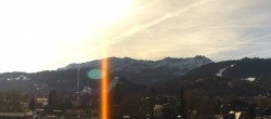 Archiv Foto Webcam Panoramablick Rathaus Garmisch-Partenkirchen 09:00