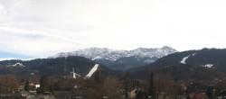 Archiv Foto Webcam Panoramablick Rathaus Garmisch-Partenkirchen 13:00