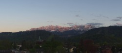 Archiv Foto Webcam Panoramablick Rathaus Garmisch-Partenkirchen 19:00