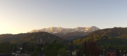 Archiv Foto Webcam Panoramablick Rathaus Garmisch-Partenkirchen 05:00