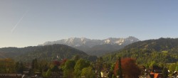 Archiv Foto Webcam Panoramablick Rathaus Garmisch-Partenkirchen 07:00