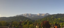 Archiv Foto Webcam Panoramablick Rathaus Garmisch-Partenkirchen 07:00