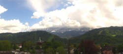 Archiv Foto Webcam Panoramablick Rathaus Garmisch-Partenkirchen 13:00