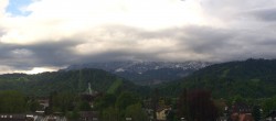 Archiv Foto Webcam Panoramablick Rathaus Garmisch-Partenkirchen 17:00