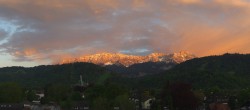 Archiv Foto Webcam Panoramablick Rathaus Garmisch-Partenkirchen 19:00