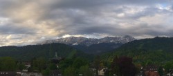 Archiv Foto Webcam Panoramablick Rathaus Garmisch-Partenkirchen 05:00